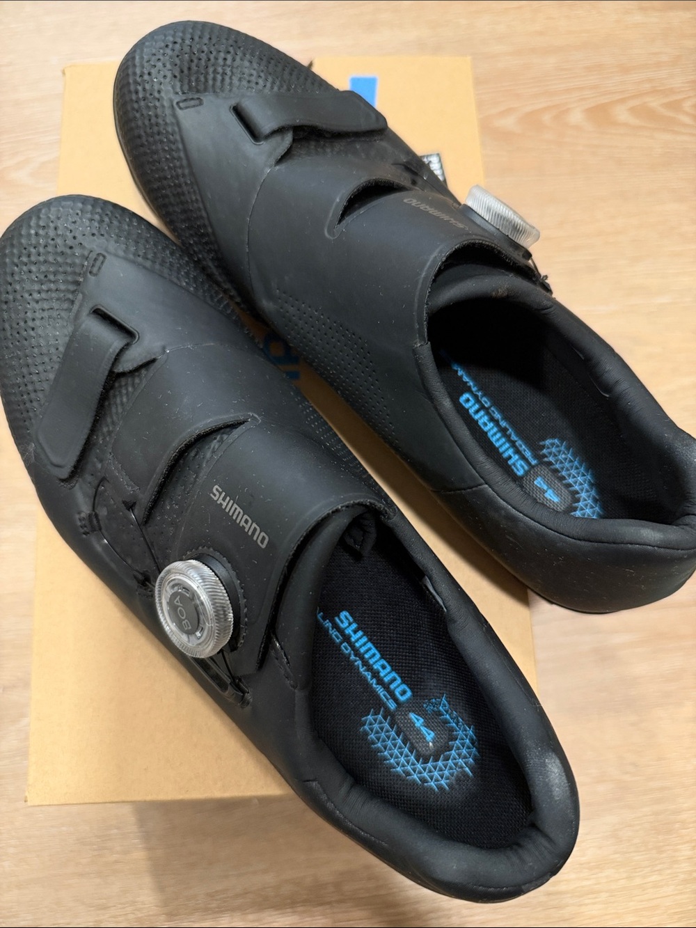 Shimano Men's Black Cycling Shoes with Silver BOA Dial